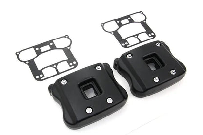 V-Twin I33-0104MB Rocker Box Cover Set for Harley Davidson XL (Black) by V-Twin
