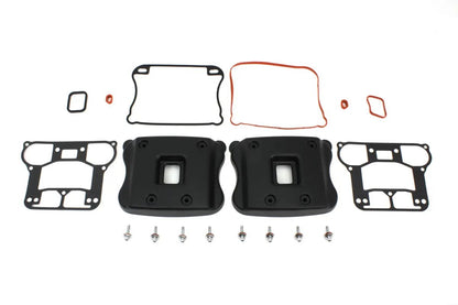 V-Twin Rocker Box Cover Set for Harley Davidson XL 2007-2016, Black - Part I33-0106MB by V-Twin