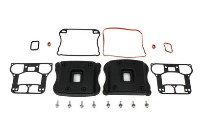 V-Twin Rocker Box Cover Set for Harley Davidson XL 2007-2016, Black - Part I33-0106MB by V-Twin