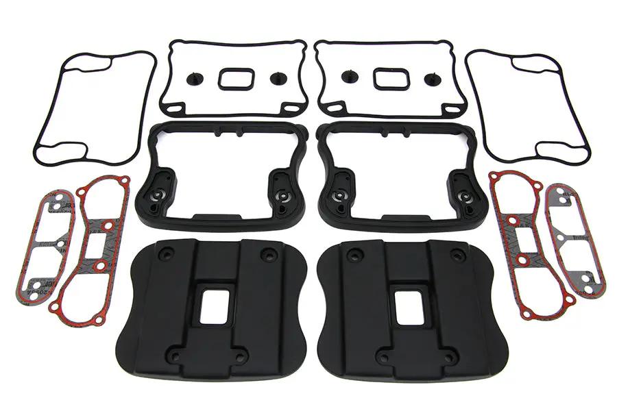 V-Twin Top Rocker Box Cover and D-Ring Kit for Harley Davidson XL (1991-2000) by V-Twin