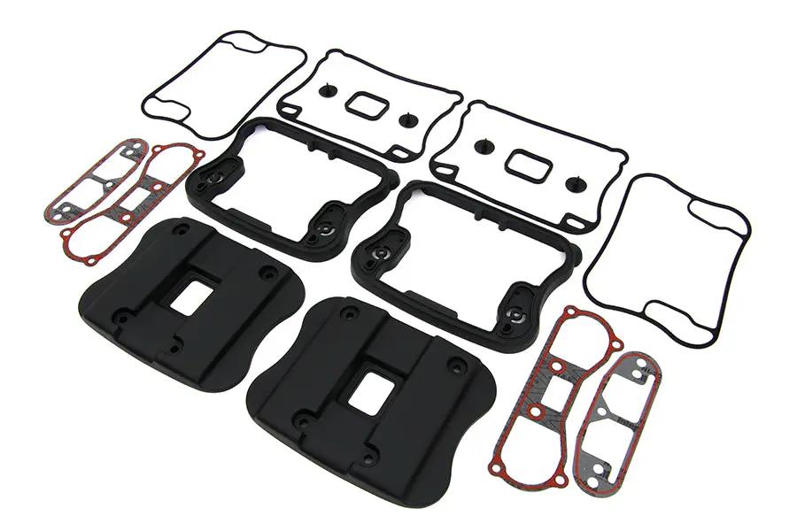 V-Twin Top Rocker Box Cover and D-Ring Kit for Harley Davidson XL (1991-2000) by V-Twin