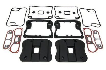 V-Twin Top Rocker Box Cover and D-Ring Kit for Harley Davidson XL (1991-2000) by V-Twin