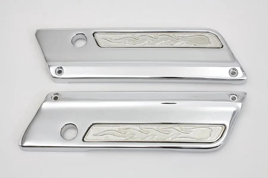 V-Twin Saddlebag Latch Cover Set for Harley Davidson FLT Models by V-Twin