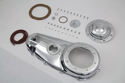 V-Twin Replica Outer Primary Cover Chrome Kit for Harley Davidson FL Models by V-Twin