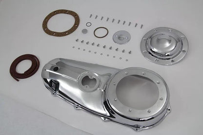 V-Twin Replica Outer Primary Cover Chrome Kit for Harley Davidson FL Models by V-Twin