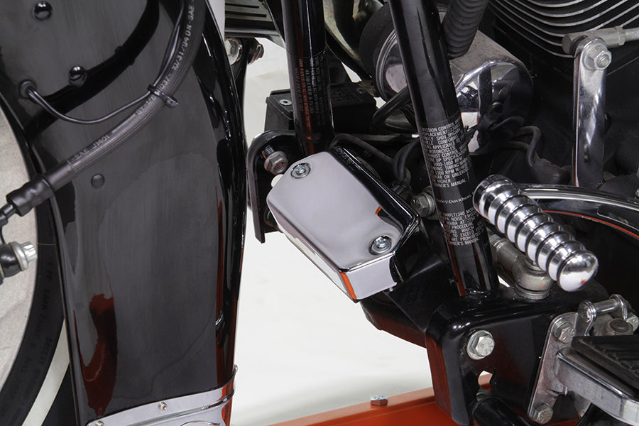 V-Twin Chrome Module Cover for Harley Davidson FL and FX Models