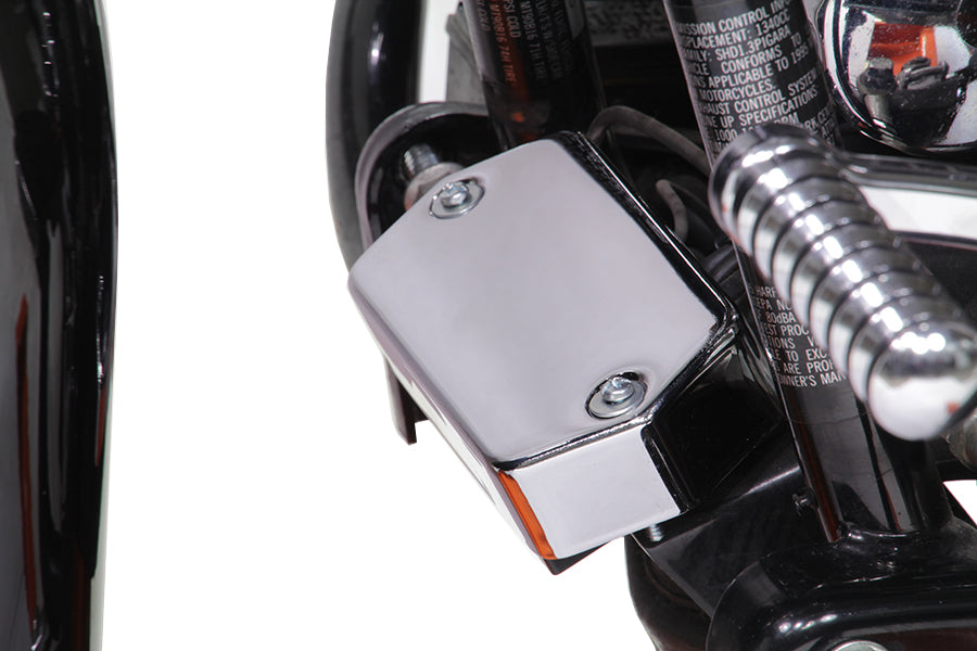 V-Twin Chrome Module Cover for Harley Davidson FL and FX Models