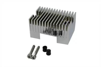 V-Twin Chrome Die-Cast Volt Pack Cover for Harley Davidson FL Models (1970-1979) by V-Twin