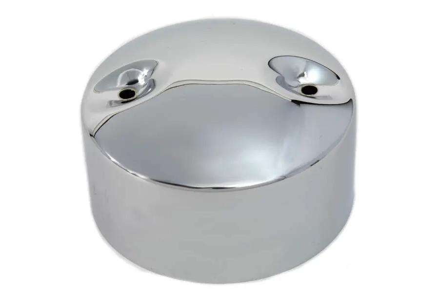 V-Twin Chrome Generator 3-Brush End Cover for Harley Davidson EL and FL Models - Part 19498 by V-Twin