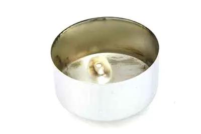 V-Twin Chrome Generator 3-Brush End Cover for Harley Davidson EL and FL Models - Part 19498 by V-Twin