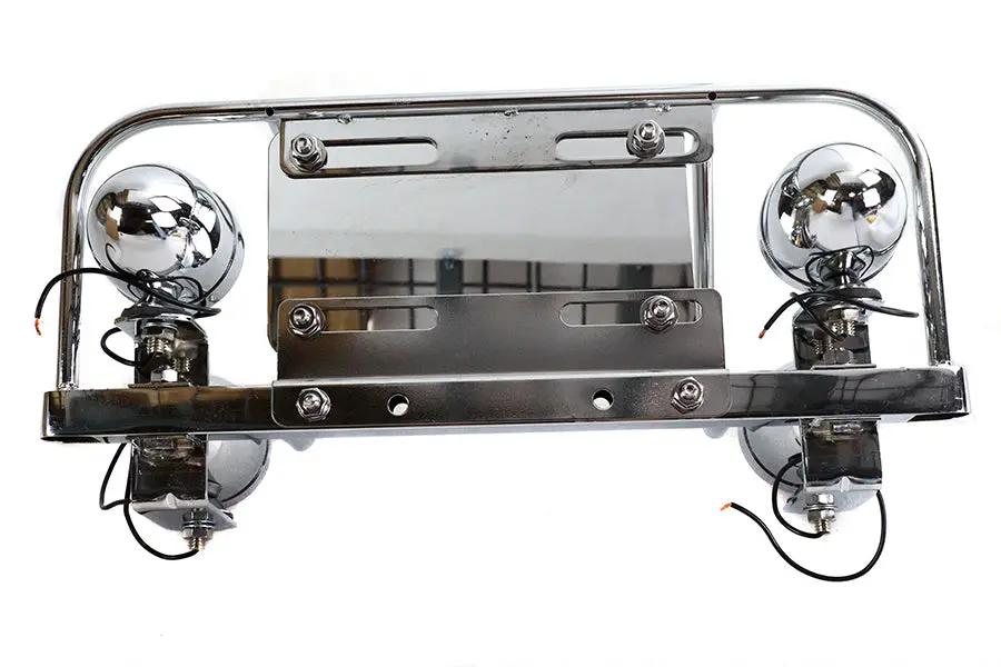 V-Twin Chrome Dresser Light Bar for Harley Davidson FL Models (Part No. 71061) by V-Twin