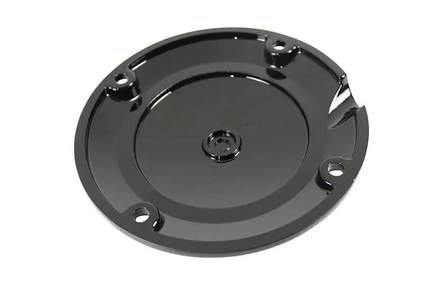 V-Twin Clutch Inspection Cover Black for Harley Davidson XL – Part 75079B by V-Twin