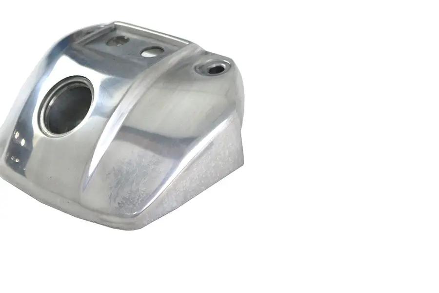 V-Twin Polished Headlamp Bracket for Harley Davidson FL Models by V-Twin
