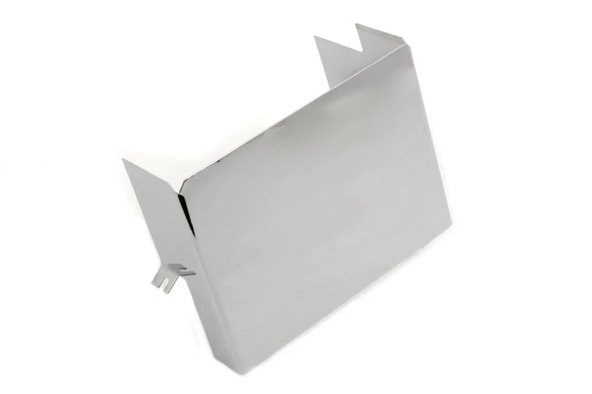 V-Twin Smooth Chrome Battery Side Cover for Harley Davidson FL Models – Part 13105 by V-Twin