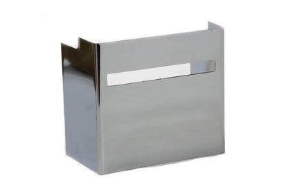 V-Twin Chrome Battery Side Cover with Single Slot View Hole for Harley Davidson FX and XLCH Models by V-Twin