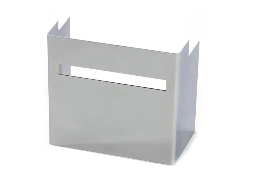 V-Twin Chrome Battery Side Cover with Single Slot View Hole for Harley Davidson FX and XLCH Models by V-Twin