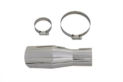 V-Twin Chrome Pipe Junction Shield Front for Harley Davidson XL Models