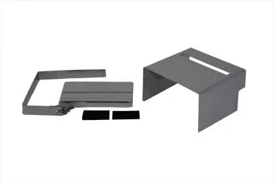 V-Twin Chrome Slotted Battery Cover Kit for Harley Davidson FX & XLCH 1970-1978 by V-Twin