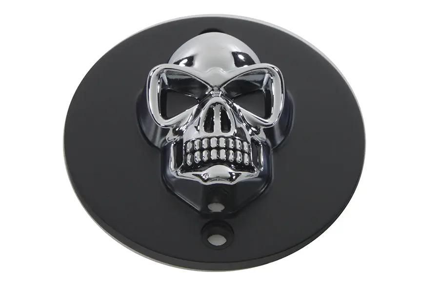 V-Twin Black Skull Style Point Cover for Harley Davidson XL (Part #30-0186BC) by V-Twin