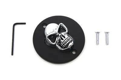 V-Twin Black Skull Style Point Cover for Harley Davidson XL (Part #30-0186BC) by V-Twin