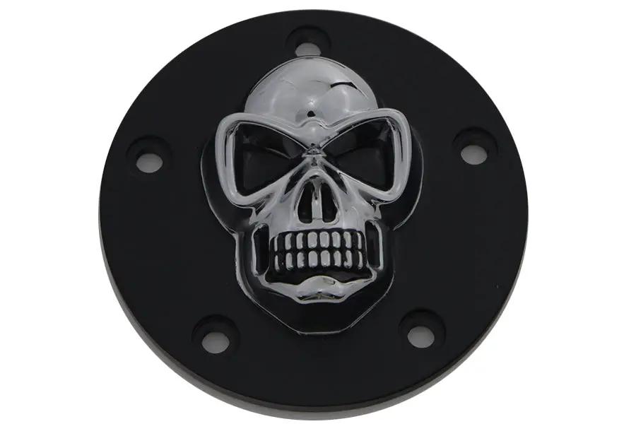 V-Twin Black Skull Style Point Cover for Harley Davidson FXST Models (Part 30-0181BC) by V-Twin