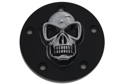 V-Twin Black Skull Style Point Cover for Harley Davidson FXST Models (Part 30-0181BC) by V-Twin