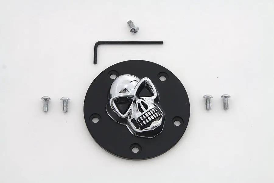 V-Twin Black Skull Style Point Cover for Harley Davidson FXST Models (Part 30-0181BC) by V-Twin