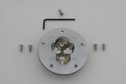 V-Twin Black Skull Style Point Cover for Harley Davidson FXST Models (Part 30-0181BC) by V-Twin