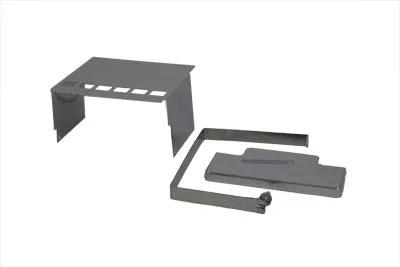 V-Twin Chrome Battery Cover Kit with Slotted Side Cover for Harley Davidson XL Models by V-Twin
