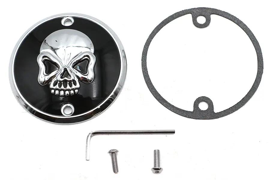 V-Twin Skull Design Ignition System Cover for Harley Davidson XL Models by V-Twin