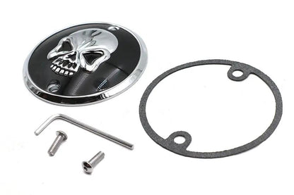 V-Twin Skull Design Ignition System Cover for Harley Davidson XL Models by V-Twin