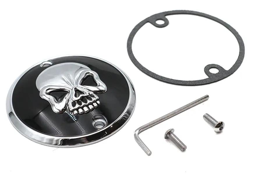 V-Twin Skull Design Ignition System Cover for Harley Davidson XL Models by V-Twin