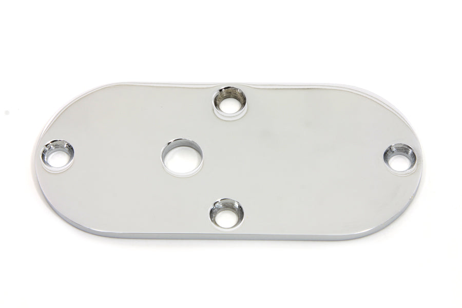 V-Twin Oval Inspection Chrome Cover for Harley Davidson Big Twin Models