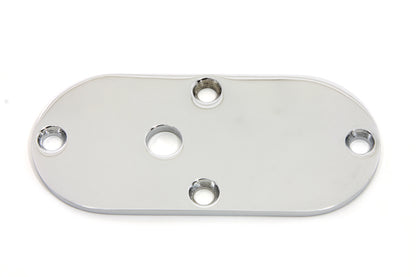 V-Twin Oval Inspection Chrome Cover for Harley Davidson Big Twin Models