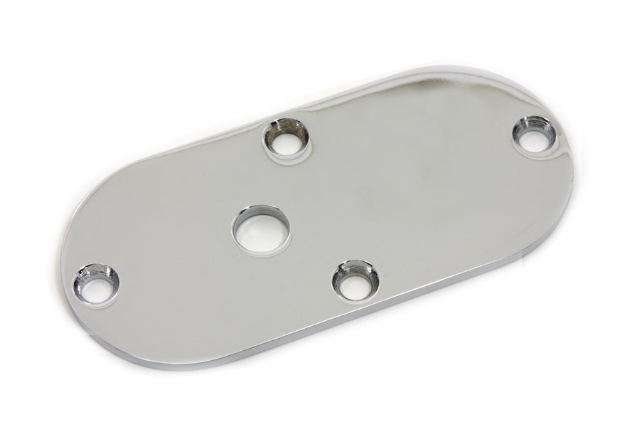V-Twin Oval Inspection Chrome Cover for Harley Davidson Big Twin Models