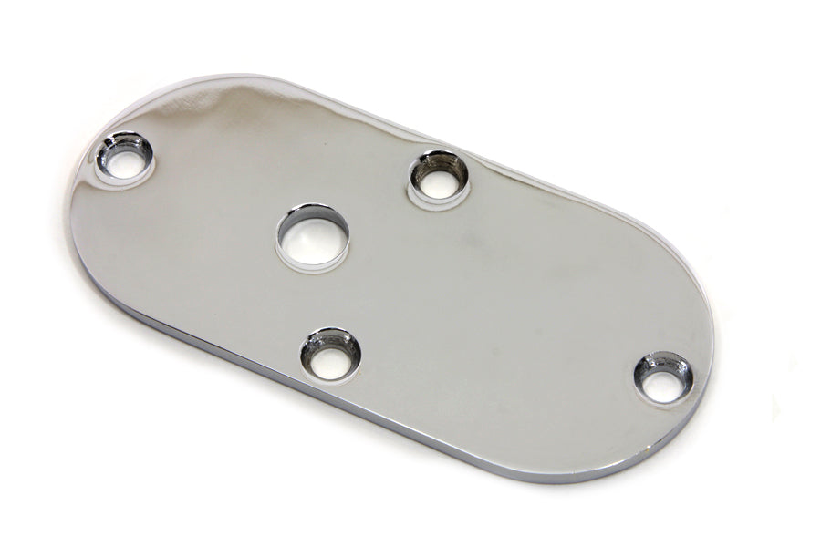 V-Twin Oval Inspection Chrome Cover for Harley Davidson Big Twin Models
