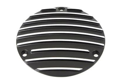 V-Twin Finned Derby Cover Black for Harley Davidson FX Models (Part #71033B) by V-Twin