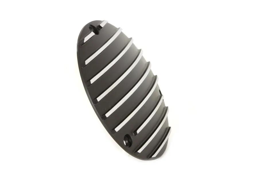 V-Twin Finned Derby Cover Black for Harley Davidson FX Models (Part #71033B) by V-Twin