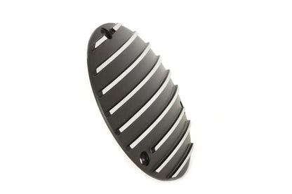 V-Twin Finned Derby Cover Black for Harley Davidson FX Models (Part #71033B) by V-Twin