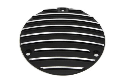V-Twin Finned Derby Cover Black for Harley Davidson FX Models (Part #71033B) by V-Twin
