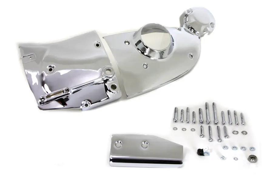 V-Twin Chrome Cam and Sprocket Cover Kit for Harley Davidson XL 1983-1990 by V-Twin