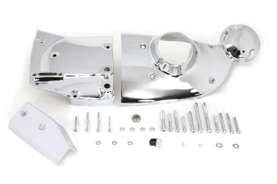 V-Twin Chrome Cam and Sprocket Cover Kit for Harley Davidson XL 1983-1990 by V-Twin