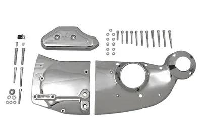 V-Twin Chrome Cam and Sprocket Cover Kit for 1991-2000 Harley Davidson XL Models by V-Twin