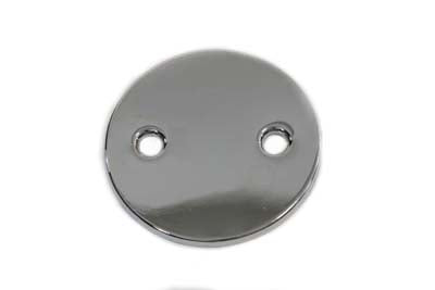 V-Twin Chrome Flat Inspection Cover for Harley Davidson Big Twin Models - Part 42-0659