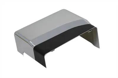 V-Twin Battery Top and Side Cover Chrome with Black Accent for Harley Davidson FXD (1991-2000) by V-Twin