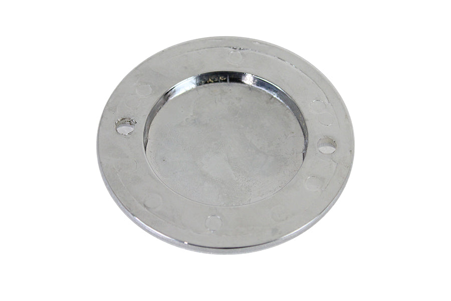 V-Twin Chrome 2-Hole Flame Ignition System Cover for Harley Davidson FL 1970-1979