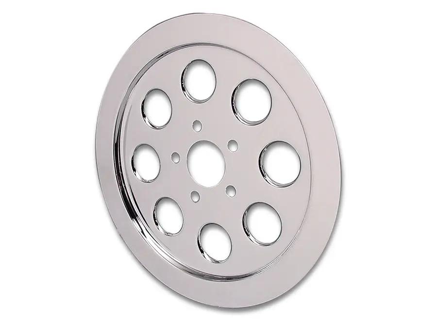 V-Twin Inner Pulley Cover 70 Tooth Chrome for Harley Davidson FXST and FLST Models by V-Twin