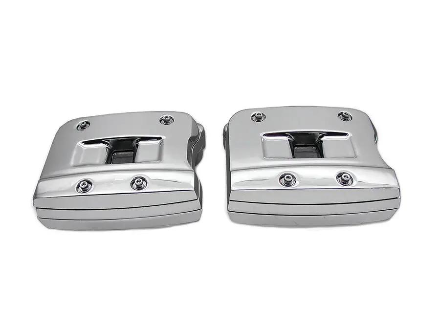 V-Twin Rocker Box Cover Set Chrome for Harley Davidson FXST and FLT Models by V-Twin