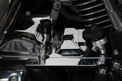 V-Twin Chrome Top Oil Pump Cover for Harley Davidson FLT and FLHR Models by V-Twin