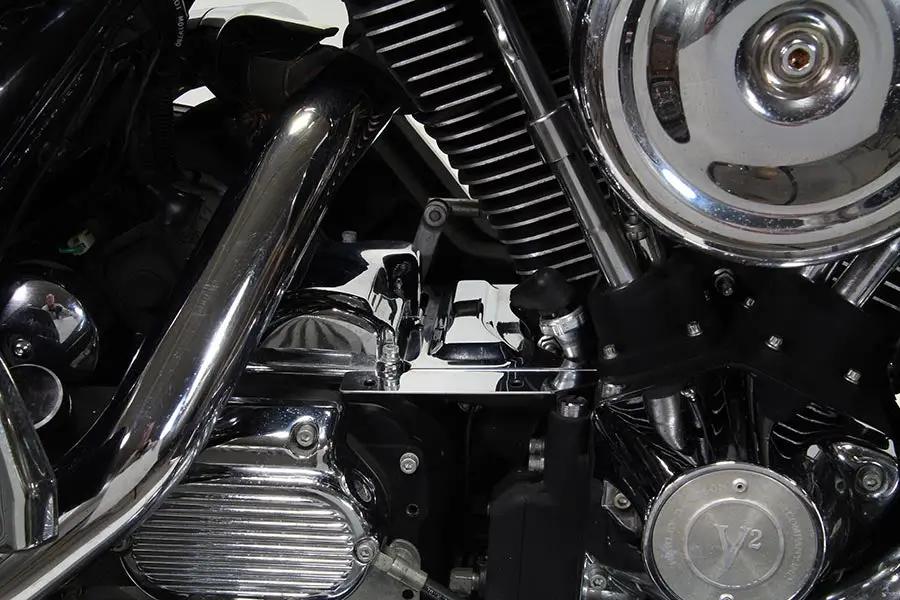 V-Twin Chrome Top Oil Pump Cover for Harley Davidson FLT and FLHR Models by V-Twin